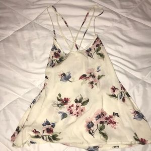Hollister floral tank top